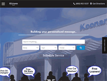 Tablet Screenshot of keenanhonda.com